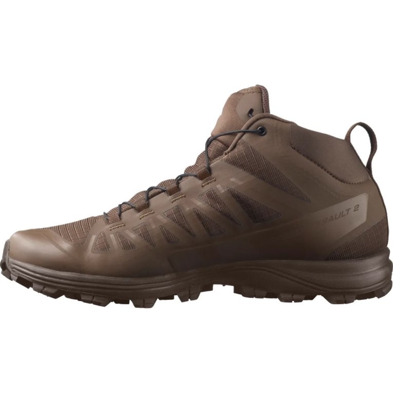 Botas Tácticas Salomon Speed Assault 2 Hombre Chocolate | MX VFAC203